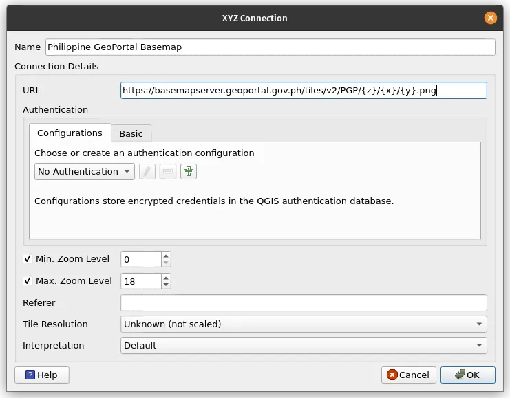 Adding the PGP basemap