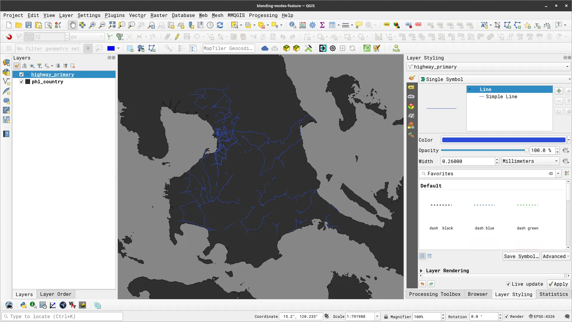 The road layer looks dull and areas with dense road networks aren’t emphasized