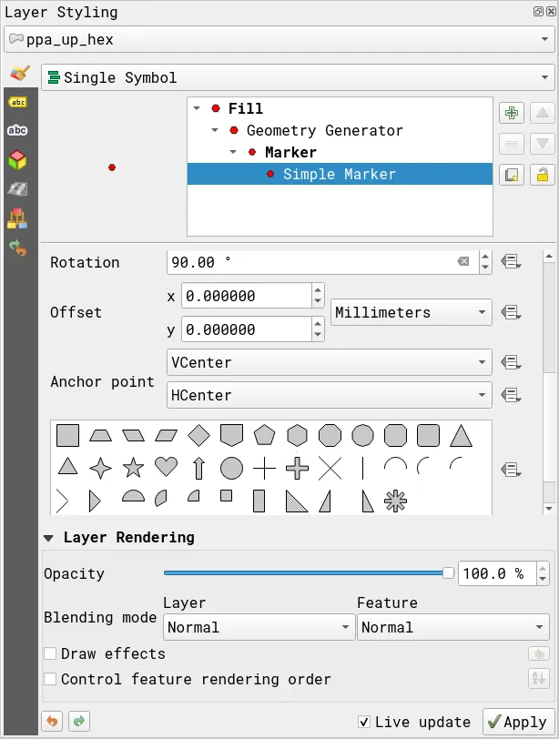 Marker options 2