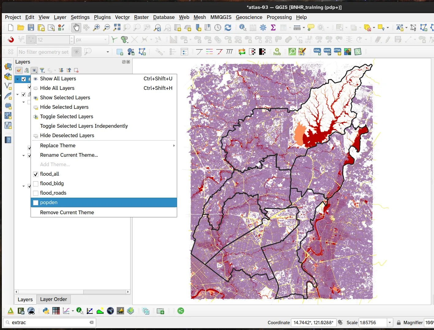4 map themes created