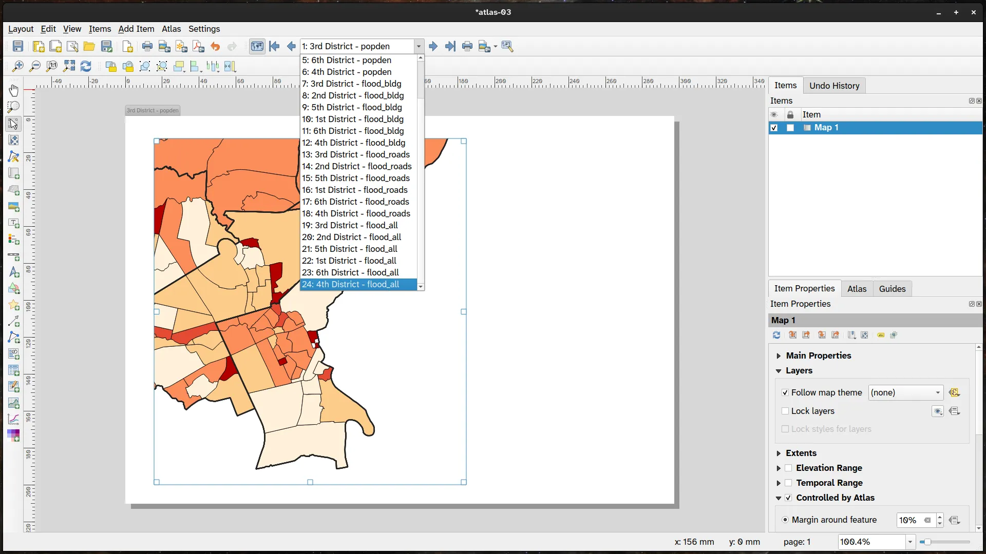 Atlas showing 24 maps