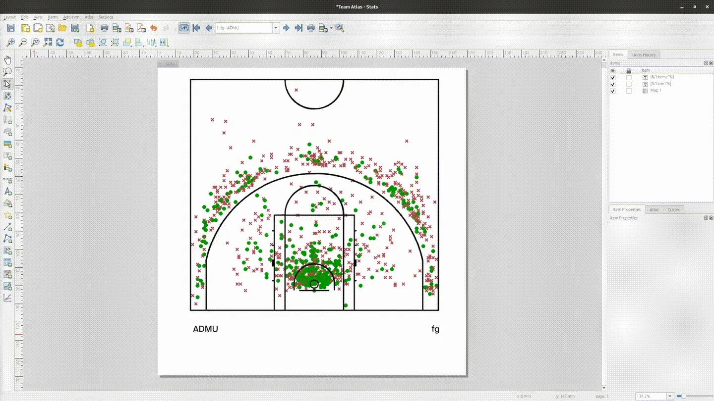 Output for Exercise 4.3. Mapping different team statistics using an Atlas