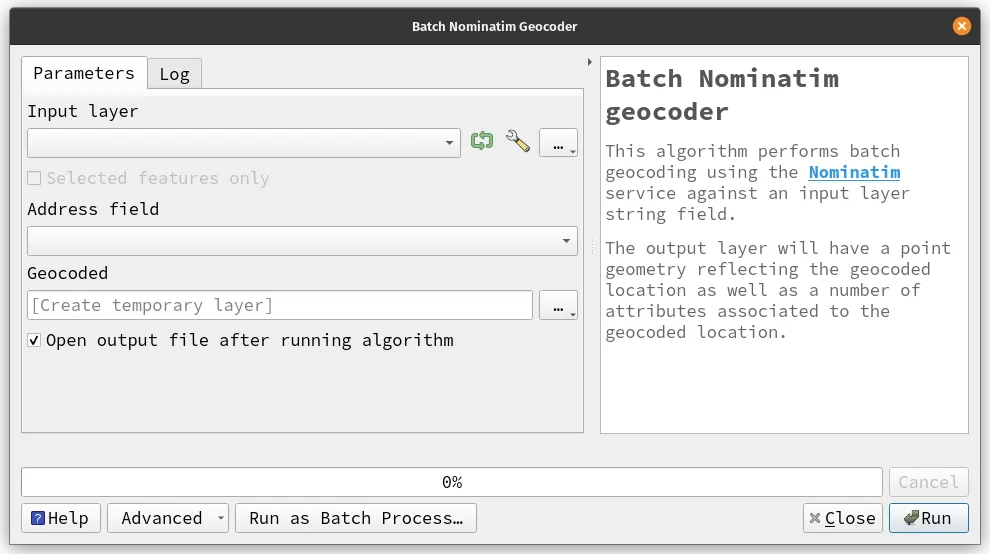 The Batch Nominatim Geocoder