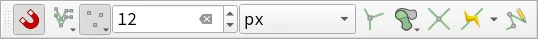 Snapping toolbar
