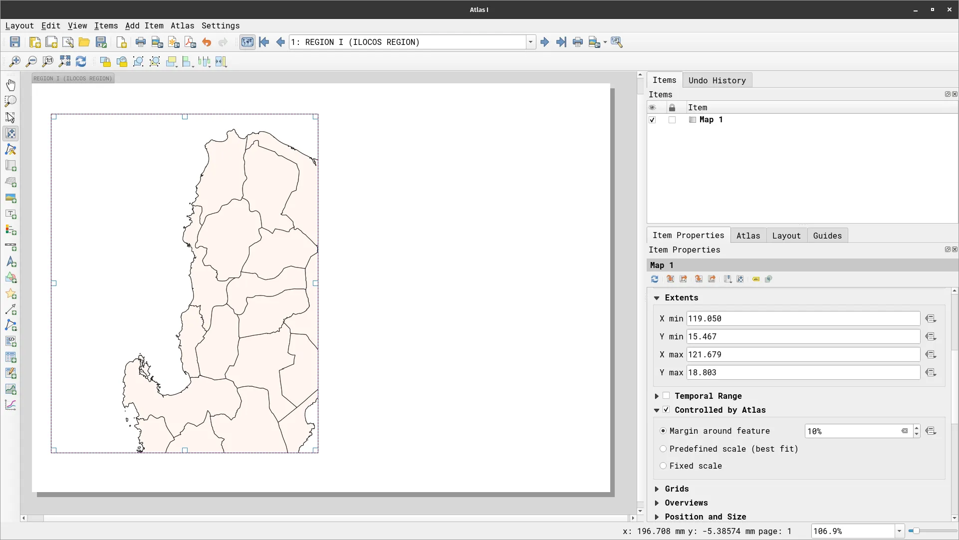 Simple atlas functionality