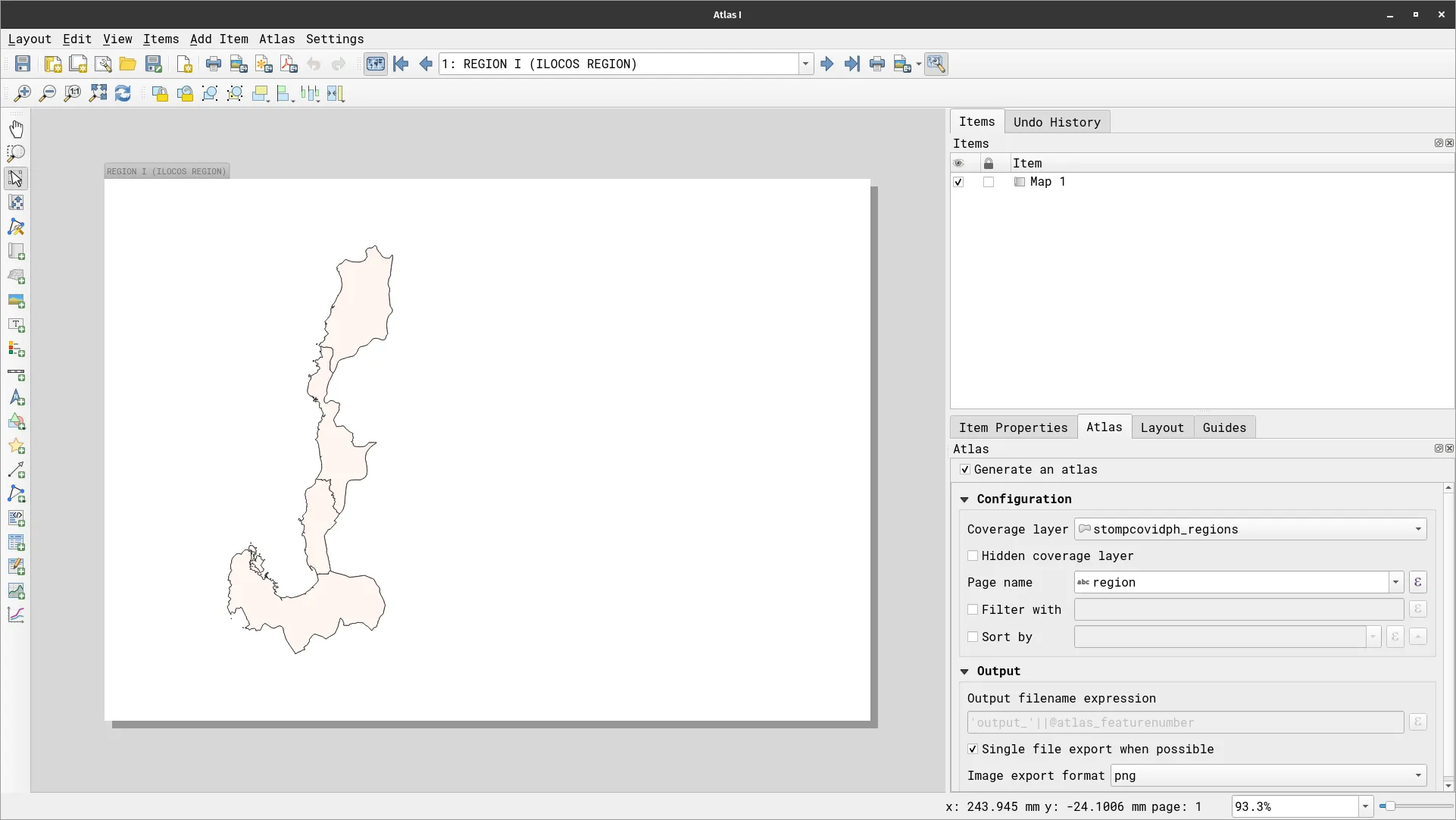 Atlas showing only the region of interest (2)