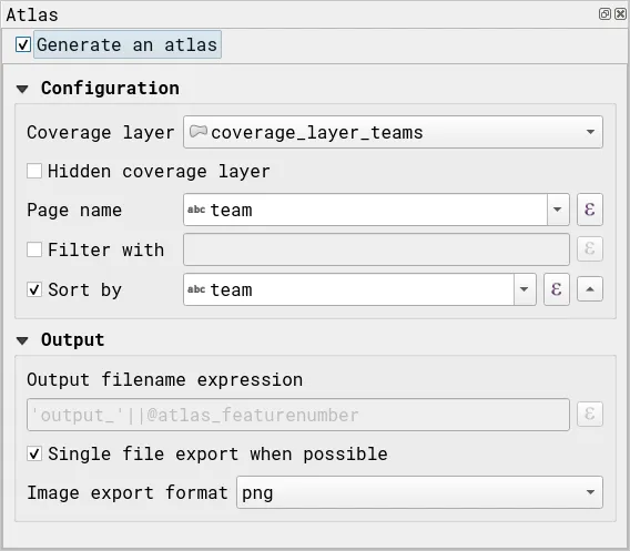 Atlas configuration (2)
