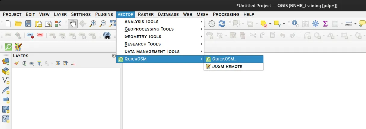 How to run QuickOSM plugin