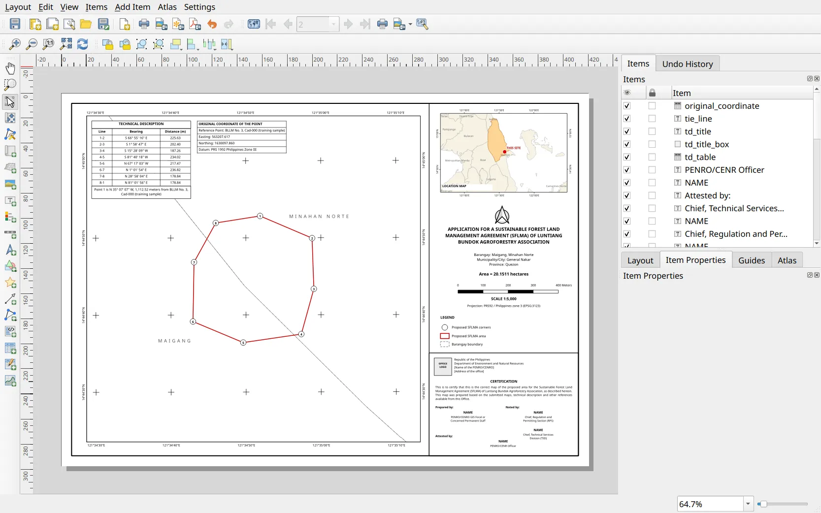 The second application in the atlas preview
